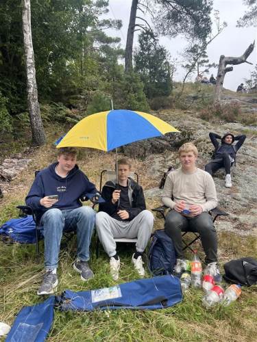 Det ble heldigvis ikke behov for paraply!